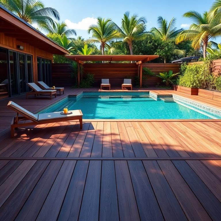Deck para piscina