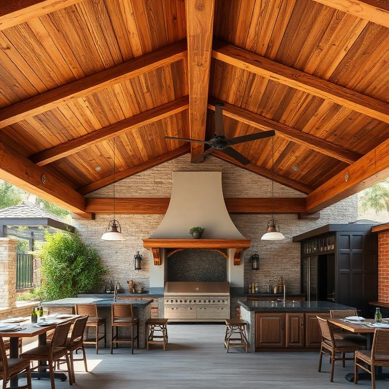 Forro para área gourmet