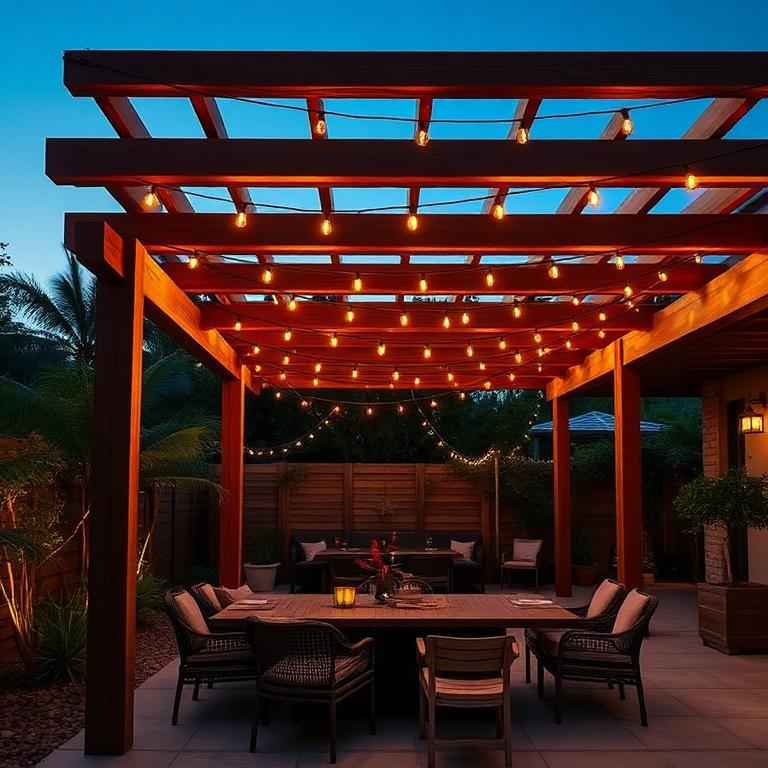 Pergolado para área gourmet